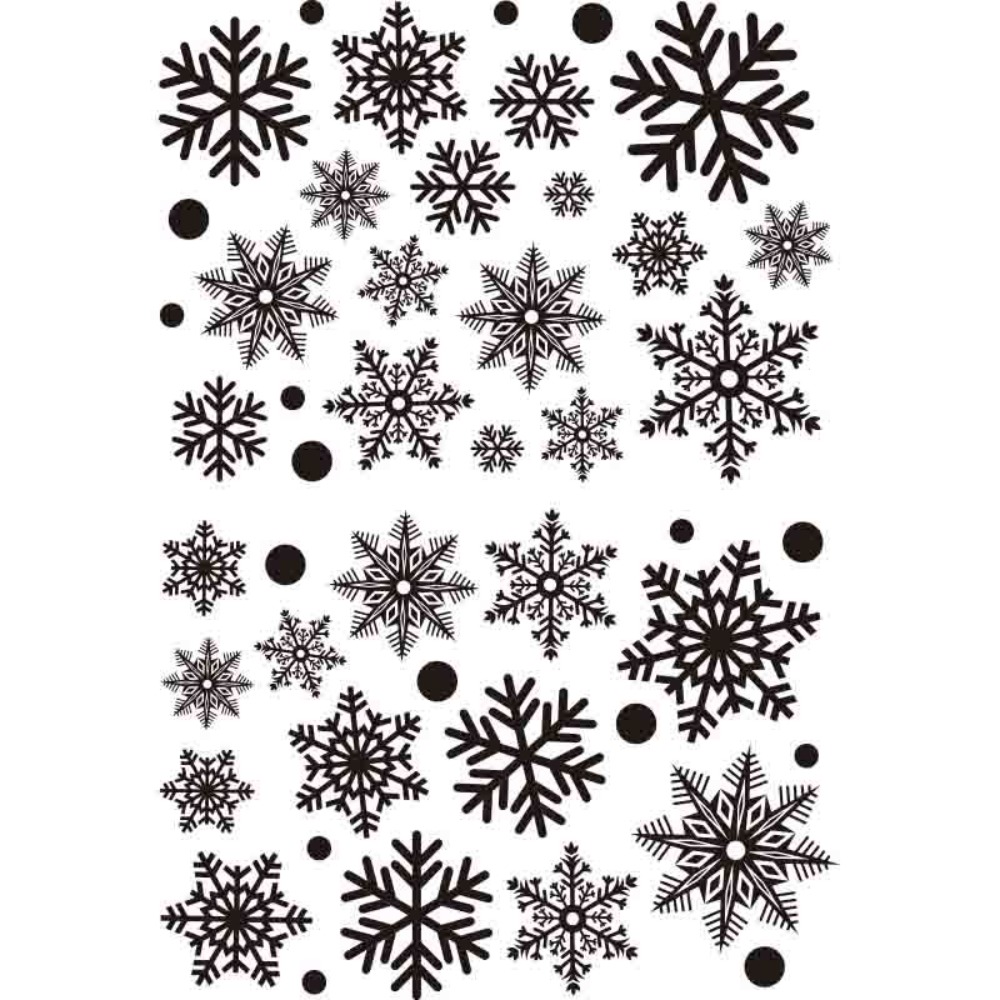 30 szt. Naklejek Świątecznych  – Snowflake Window Decal recenzja i cena