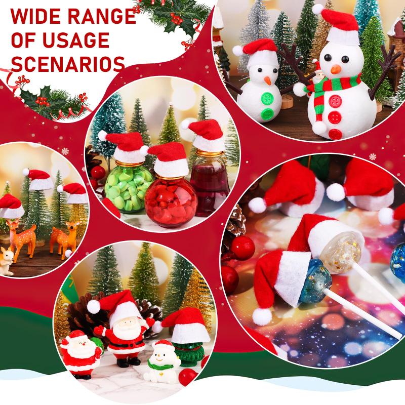 NOWE 30 SZT. Mini Świąteczne C – Santa Hat Plush recenzja i cena