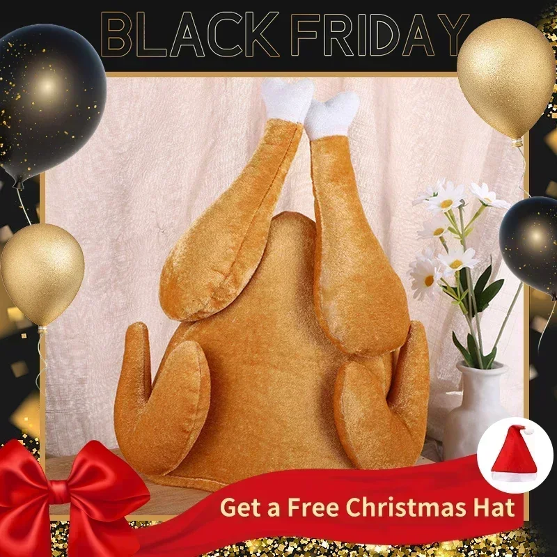 Nowy pluszowy pieczony dziękcz – Santa Hat Plush recenzja i cena